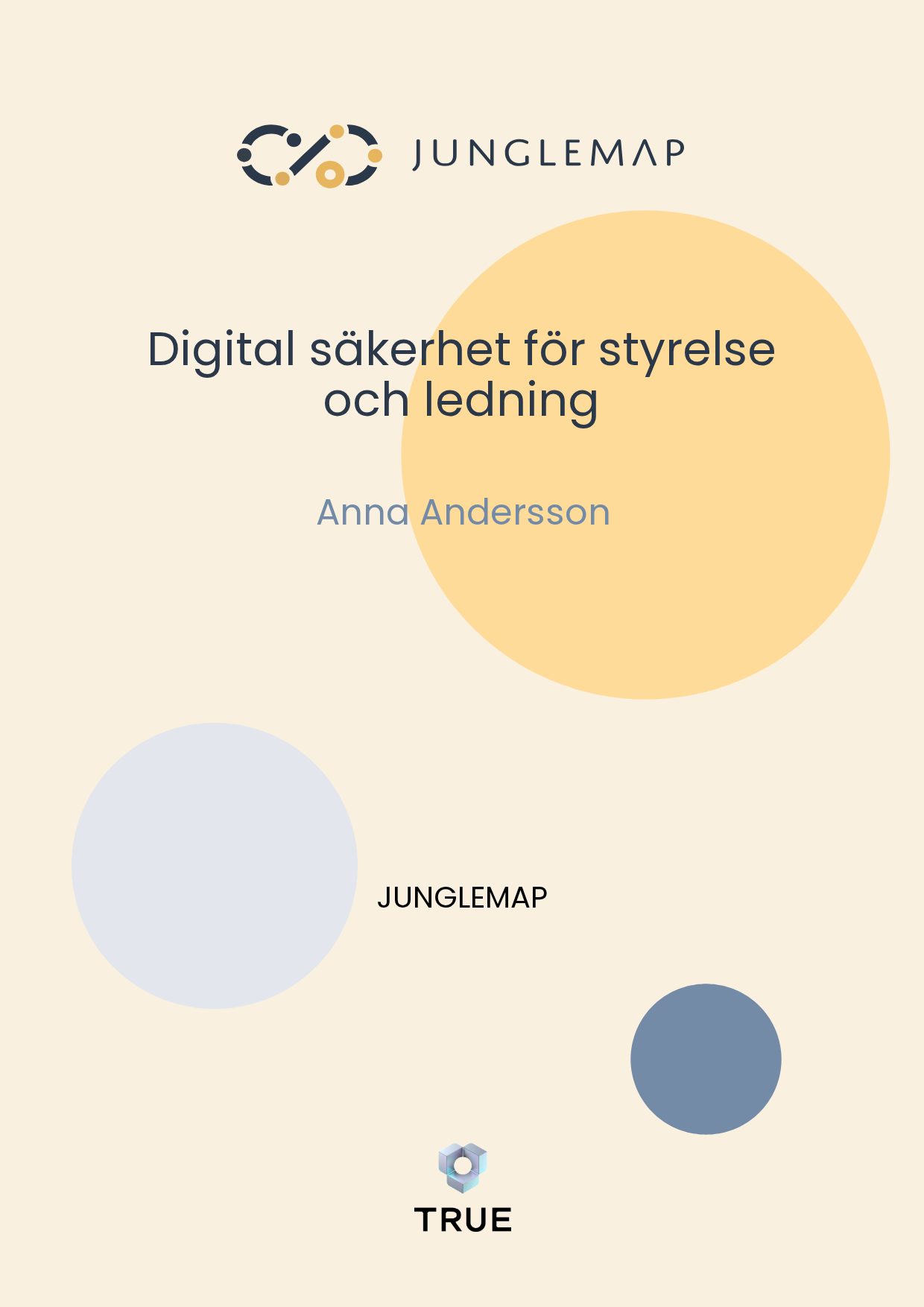 Exempel: diplom för Digital säkerhet för styrelse och ledning från Junglemap